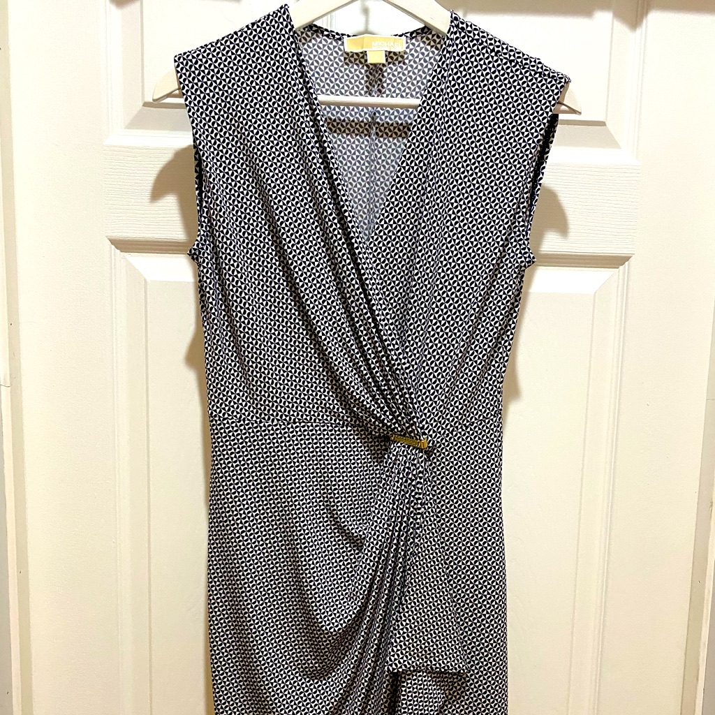 Michael Kors Geometric Sleeveless Dress